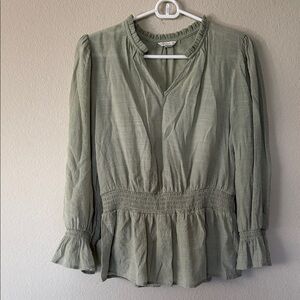 Chic Sage Blouse for Women